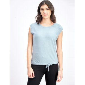 NWT Chaser Cozy Knit Drawstring Waist Pullover Top